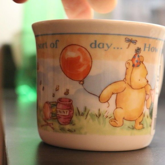 Lot of 6 mugs 41-C165-4CC Royal Doulton Winnie the Pooh Birthday collection - Picture 3 of 6